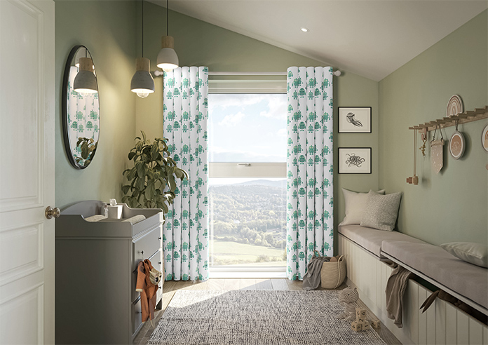 Robo Town, Emerald - Made to Measure Curtains - Image 14